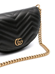 Marmont moon cross body bag (Black)