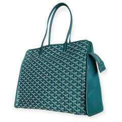 Signature Tote Bag with Pouch – Timeless Elegance in Every Detail Green