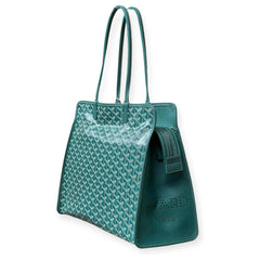 Signature Tote Bag with Pouch – Timeless Elegance in Every Detail Green