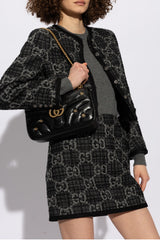 Shoulder Bag in leather (Black)