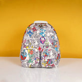 Character Premium Unisex Backpack With Dust Bag (White - 679)