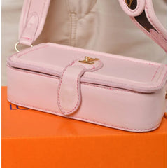 Shoulder Bag with broad strap (Pink)