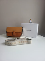 The J Marc Shoulder Bag With OG Box & Dust Bag (Brown - 553)
