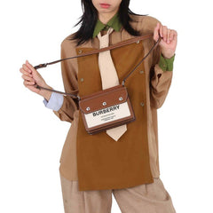 Horseferry Pocket Cross Body Bag With OG Box Dust Bag (Brown-205)