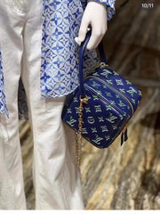 Limited Edition 2025 New Square Bag With Dust Bag (Navy Green - 964)