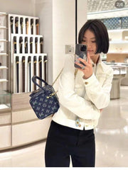 Limited Edition 2025 New Square Bag With Dust Bag (Navy Green - 964)