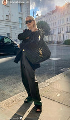 Shopping Bag In Quilted Leather Large With Dust Bag (Black - 274)