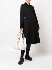 Timeless Premium Quality Leather Bag With Extra Pouch & OG Magnetic Box With Dust Bag (White - 445)