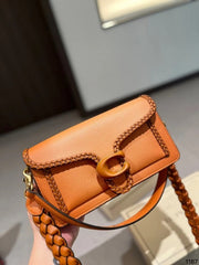 Elite Quality Shoulder Bag (Brown) — With OG Box, Dust Bag & 2 Belts