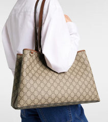 Supreme Premium Shoulder Bag With OG Box & Dust Bag (Brown-1177)