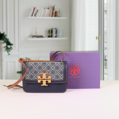Premium Quality Shoulder Bag With OG Magnetic Box & Dust Bag (Denim Blue - 826)