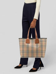 Tote Bag With Detachable Pouch & Dust Bag (Brown-1155)