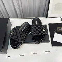 Flip Flops With OG Box & Carry Bag (Black-1077)