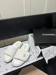Flip Flops With OG Box & Carry Bag (White-1078)