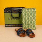 Jolie Slide With OG Box & Carry Bag (Brown_Blue-1081)