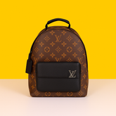 Monogram backpack with black coated canvas (Monogram )