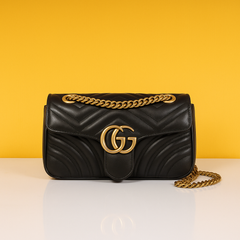 Premium Shoulder Bag With OG Box & Premium Dust Bag (Black-250)