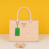 Symbole Large Tote Bag With Dust Bag (Pink-404)