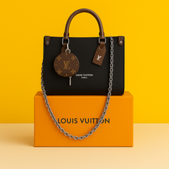 On The Go Pochette Limited Edition Premium Quality With OG Magnetic Box & Dust Bag - Coin Pouch (Black - 1179)