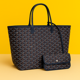 Louis PM Tote Bag Navy Blue