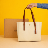 Mollie Tote Medium Size Bag (Beige)