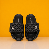 Flip Flops With OG Box & Carry Bag (Black-1077)