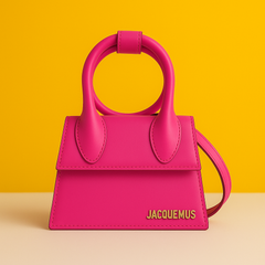 Chiquito Noeud Bag With OG Box Dust Bag & Extra Sling Belt (Haut Pink - 137)