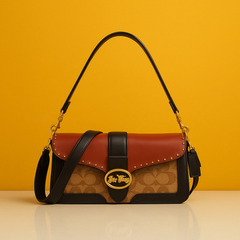 Signature Shoulder Bag With OG Box & Dust Bag (Red-132)