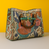 Python Premium Tote Bag With OG Magnetic Box & Dust Bag (Python-531)