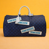 Premium Monogram Unisex Duffle Bag With Dust Bag & Accessories (Orchid - 682)