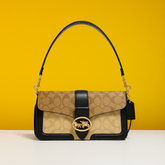 Signature Shoulder Bag With OG Box & Dust Bag (Brown-134)