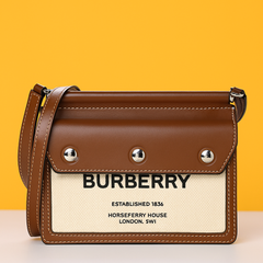 Horseferry Pocket Cross Body Bag With OG Box Dust Bag (Brown-205)