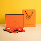 Premium Flats With OG Box & Carry Bag (Orange - 886)