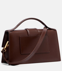 Grand Bambino Small Leather Tote Bag – Structured Mini Shoulder & Hand Carry (Brown)