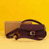 Tabby Shoulder Bag With OG Box & Dust Bag (Wine – Premium Edition)