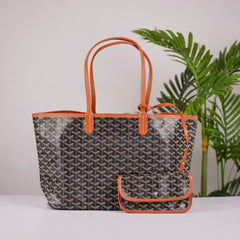 Louis PM Tote Bag Brown