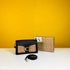 Leather Shoulder Bag With OG Box & Dust Bag (Printed_Black-244)