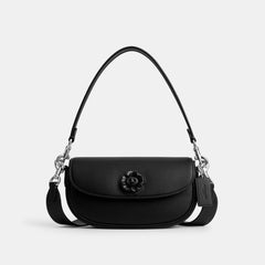 Emmy Saddle Bag 23 With Tea Rose Black