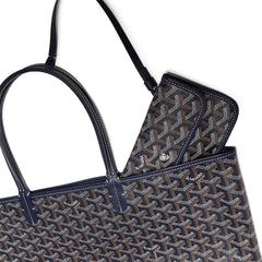 Louis PM Tote Bag Navy Blue