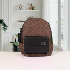 Monogram backpack with black coated canvas (Monogram )
