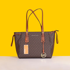 Signature Logo Tote Bag (Brown )