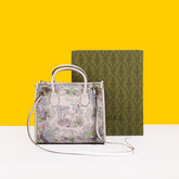 Shanghai Savanah Tiger Tote Bag With OG Magnetic Box & Dust Bag & (White-1024)