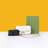 Shoulder Bag With OG Box & Dust Bag (White-729)