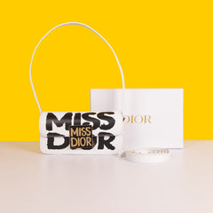 Flap Bag Graffiti Printed Calfskin - (White )