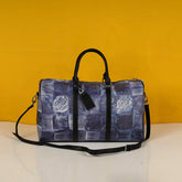 Damier Salt Keepall Bandouliere 50 Bag Blue N50059