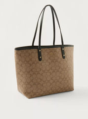 Signature city tote bag with og box & dust bag (mustard-black)
