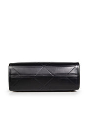 Handbag Symbol Medium Sized Tote Bag With Og Box & Dust Bag Black