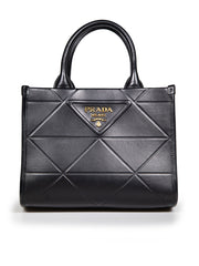 Handbag Symbol Medium Sized Tote Bag With Og Box & Dust Bag Black