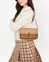 The J Marc Shoulder Bag With OG Box & Dust Bag (Brown - 553)
