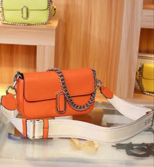 The J Marc Shoulder Bag With OG Box & Dust Bag Orange - 926)